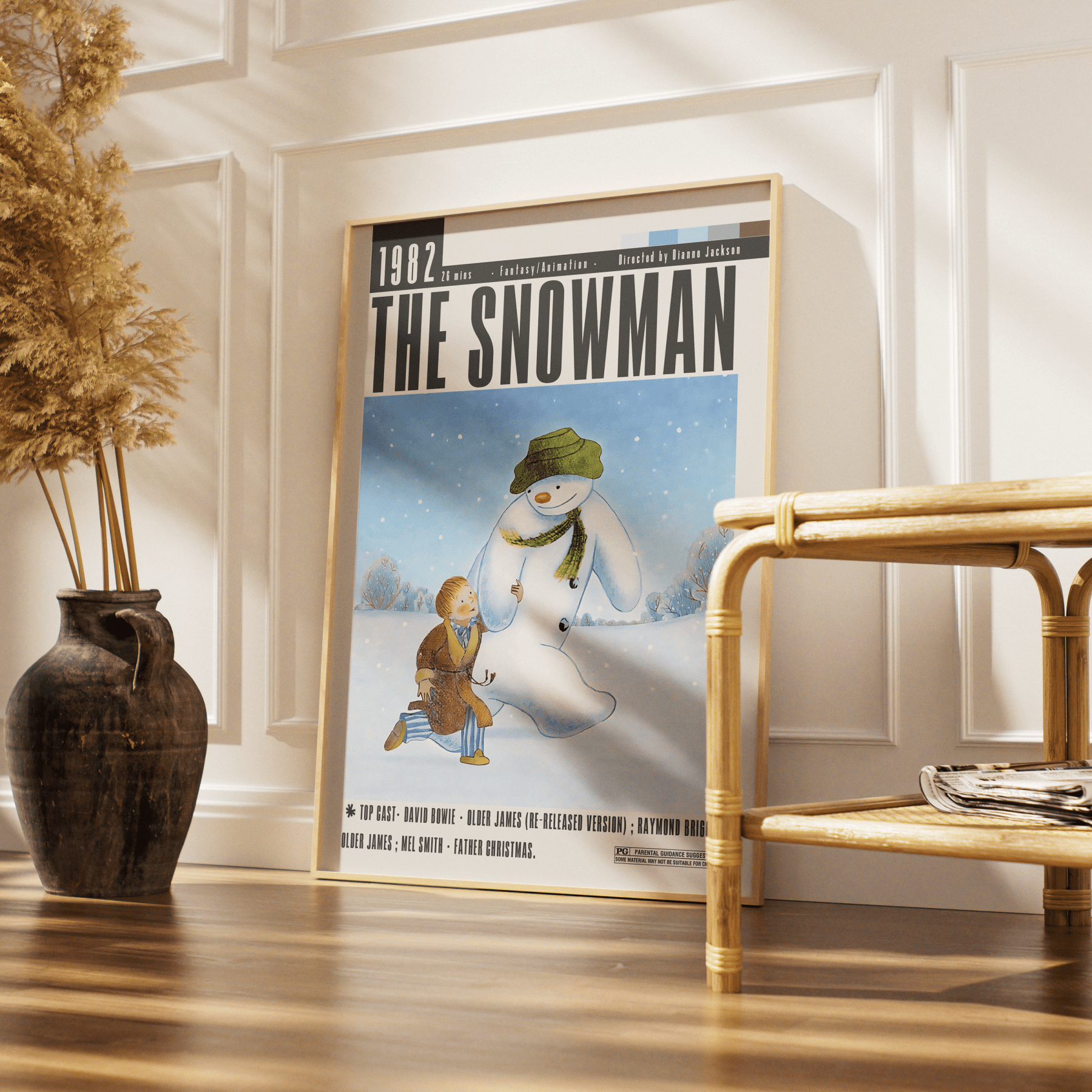 The Snowman (1982) Poster - 98typesModern Minimal Movies