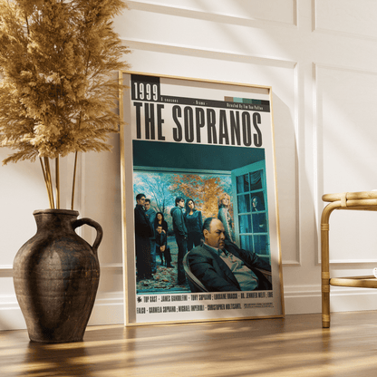 The Sopranos Poster | David Chase Tv Serie Movies - 98typesModern Minimal Movies