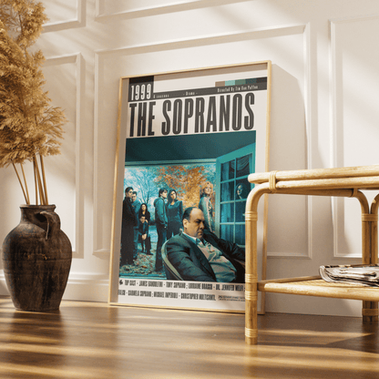 The Sopranos Poster | David Chase Tv Serie Movies - 98typesModern Minimal Movies