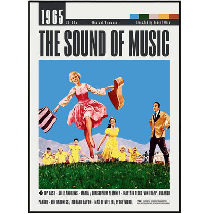 The Sound of Music (1965) Posters - 98typesModern Minimal Movies