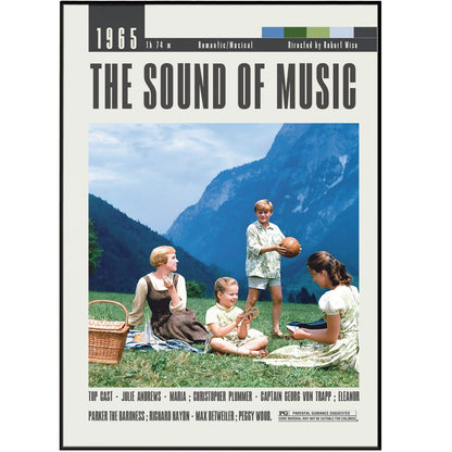 THE SOUND OF MUSIC Poster | Kobert Wise Movies - 98typesModern Minimal Movies