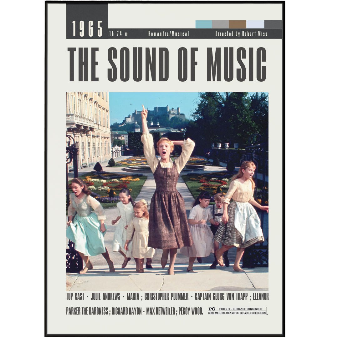 THE SOUND OF MUSIC Poster | Kobert Wise Movies - 98typesModern Minimal Movies