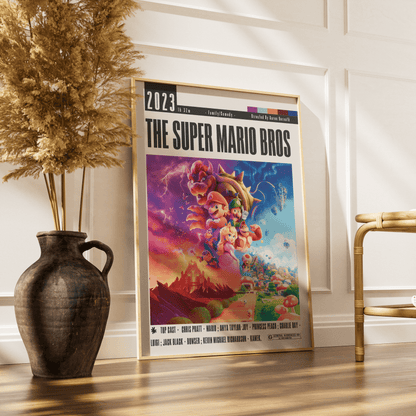 The Super Mario Bros Poster | Aaron Horvath Movies - 98typesModern Minimal Movies