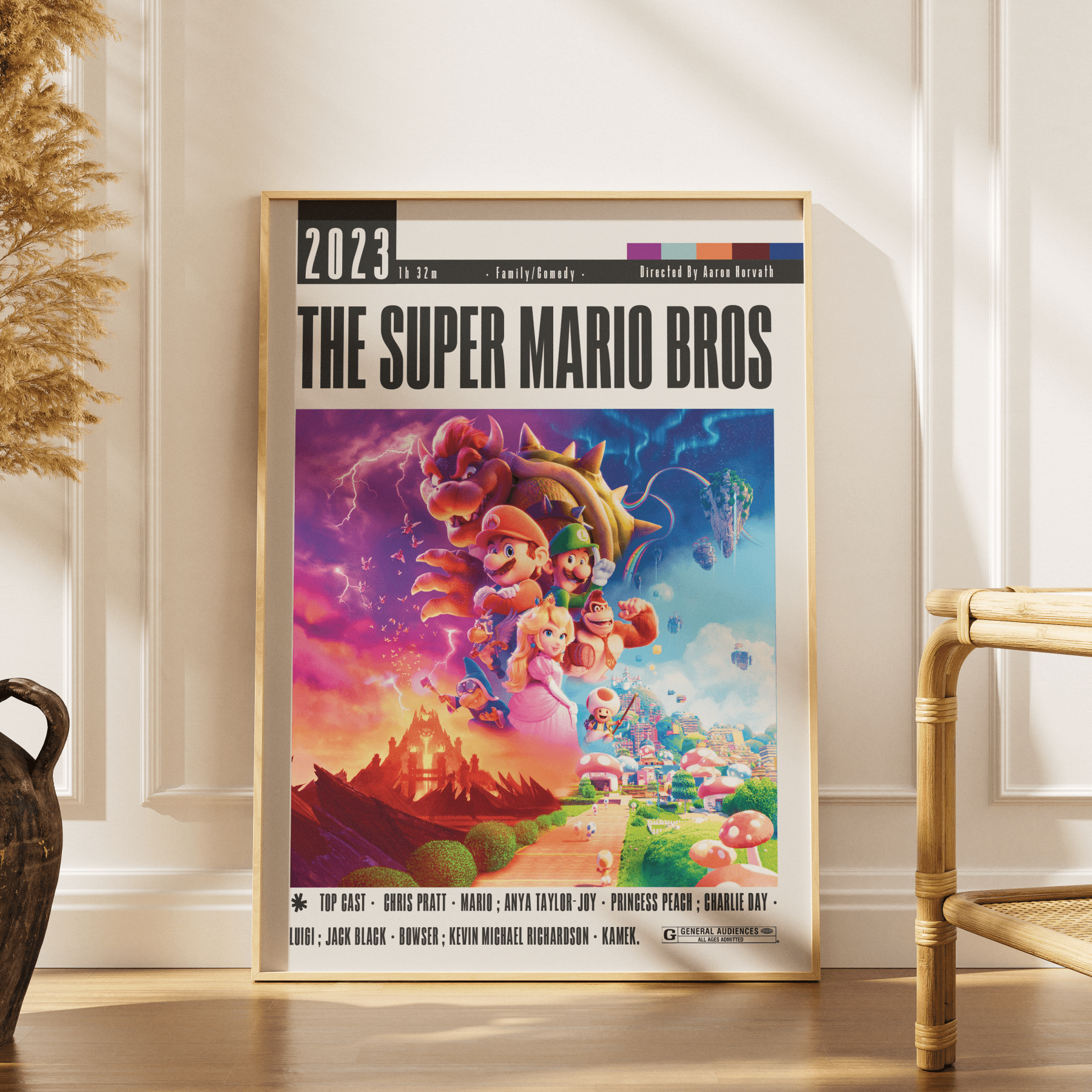 The Super Mario Bros Poster | Aaron Horvath Movies - 98typesModern Minimal Movies