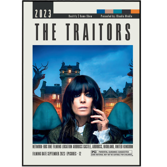 The Traitor Poster | Claudia Winkleman Movies - 98typesModern Minimal Movies