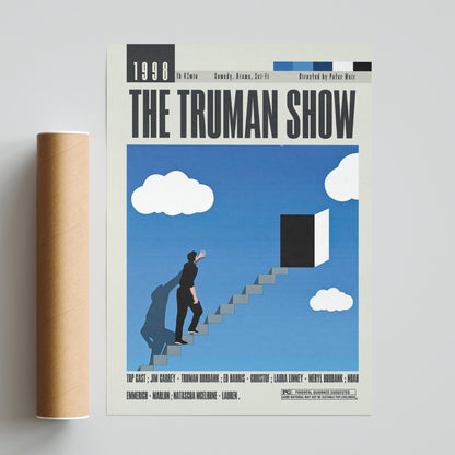 The Truman Show Poster | Peter Weir Movies - 98typesModern Minimal Movies