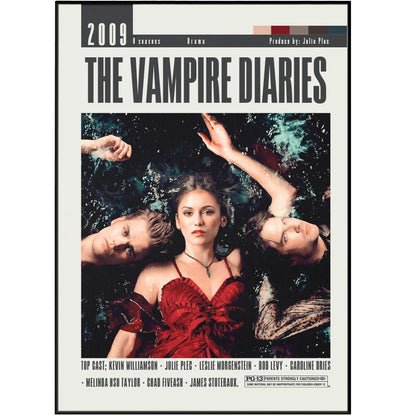 The Vampire Diaries TV Series Posters - 98typesModern Minimal Movies