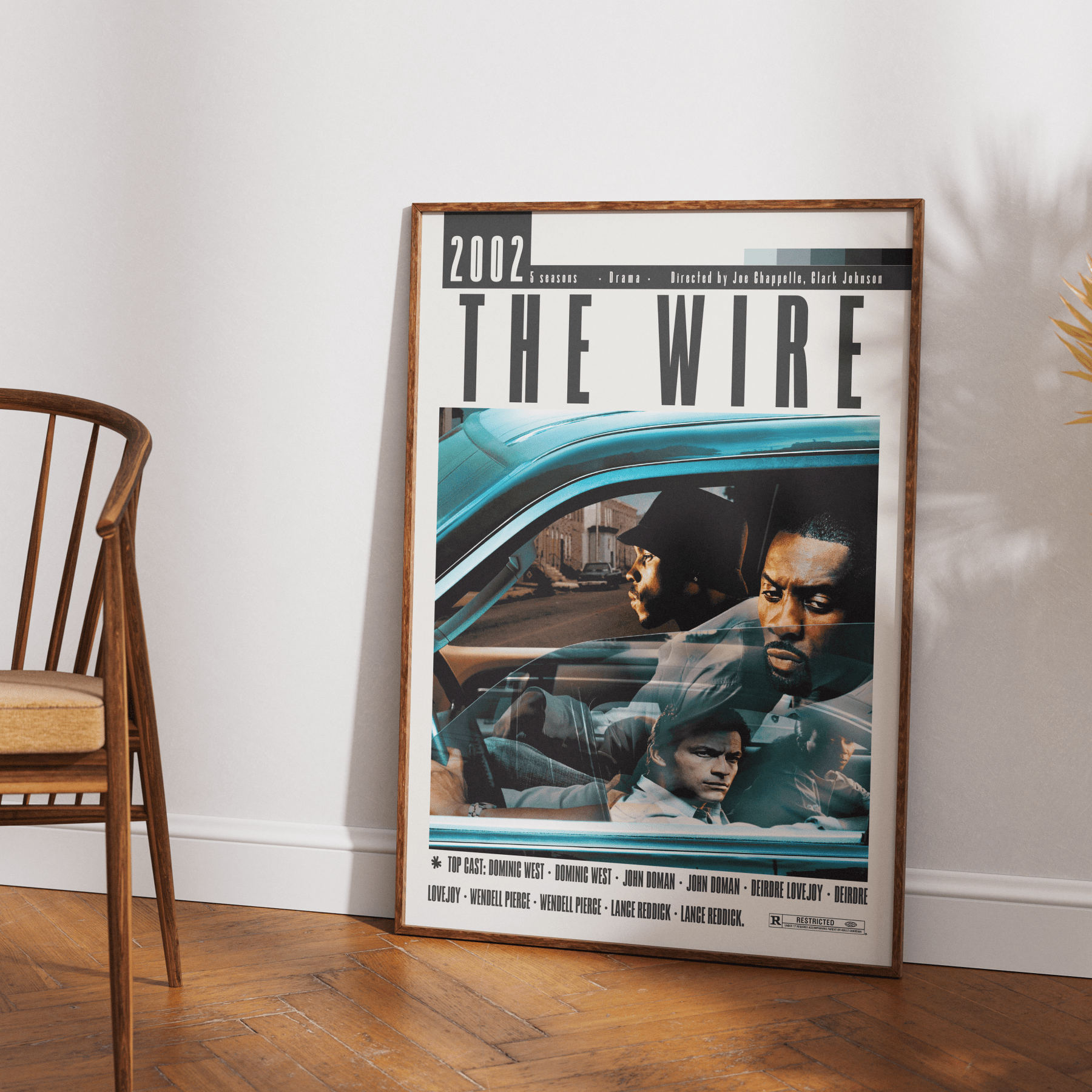 The Wire Poster | David Simon Tv Serie - 98typesModern Minimal Movies