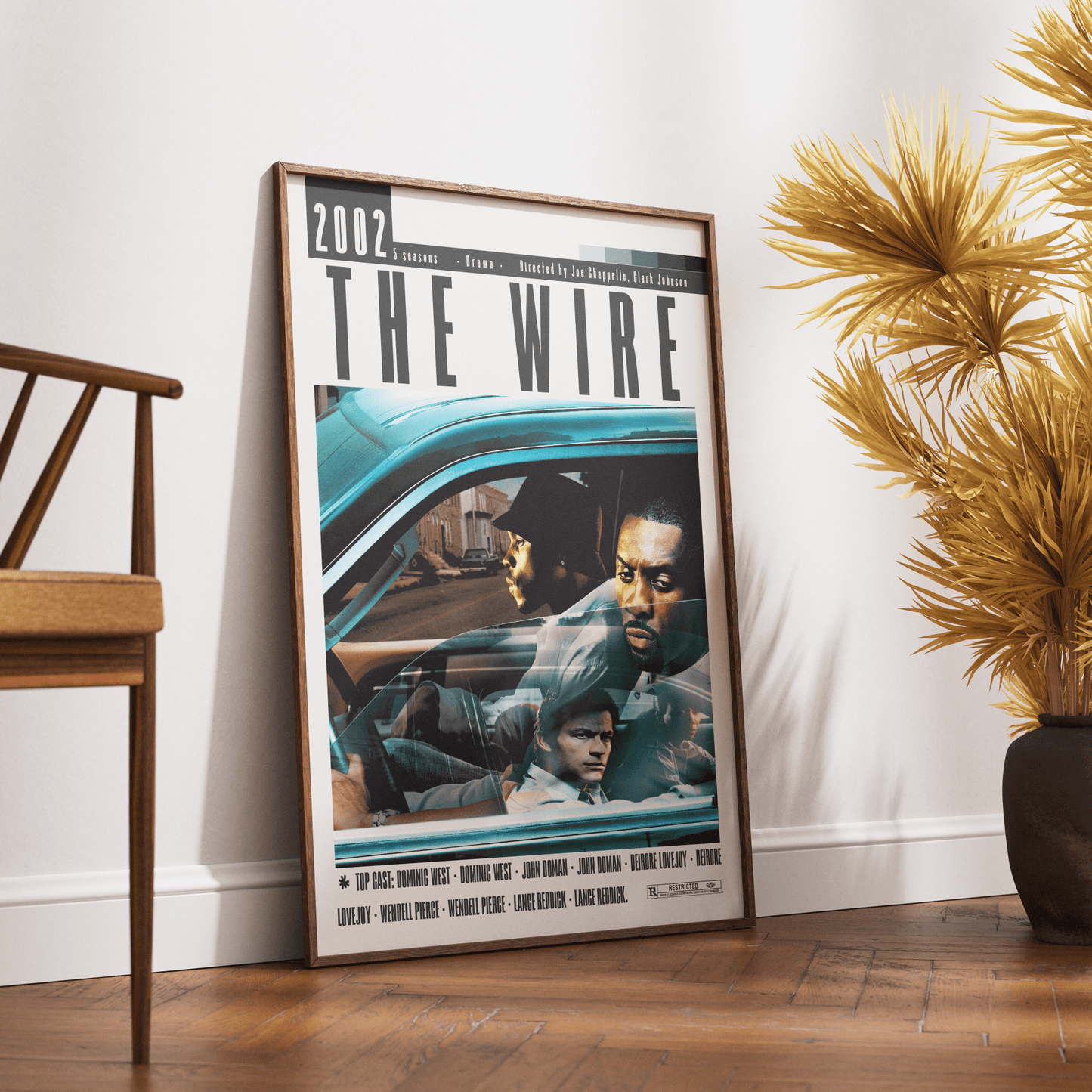 The Wire Poster | David Simon Tv Serie - 98typesModern Minimal Movies