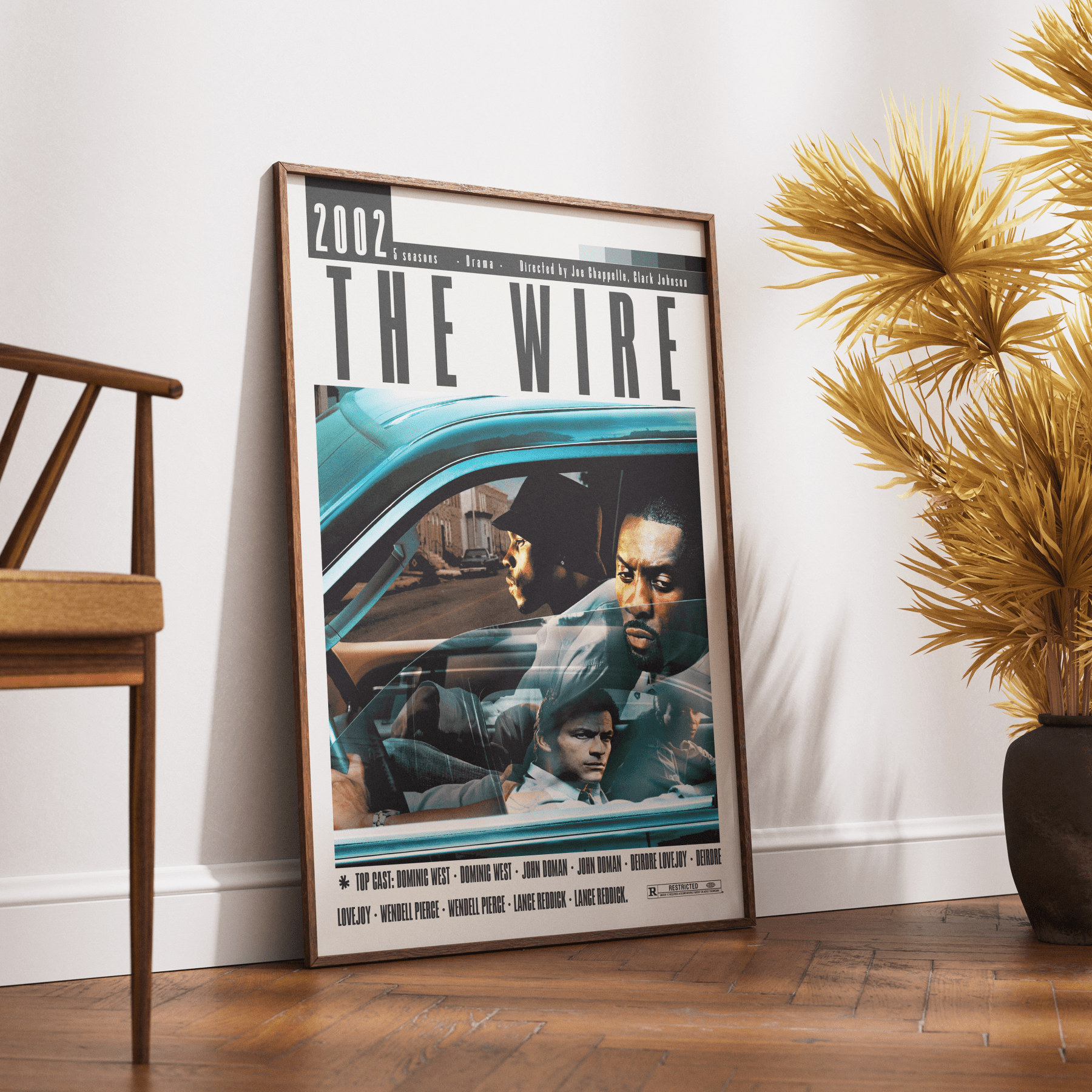 The Wire Poster | David Simon Tv Serie - 98typesModern Minimal Movies