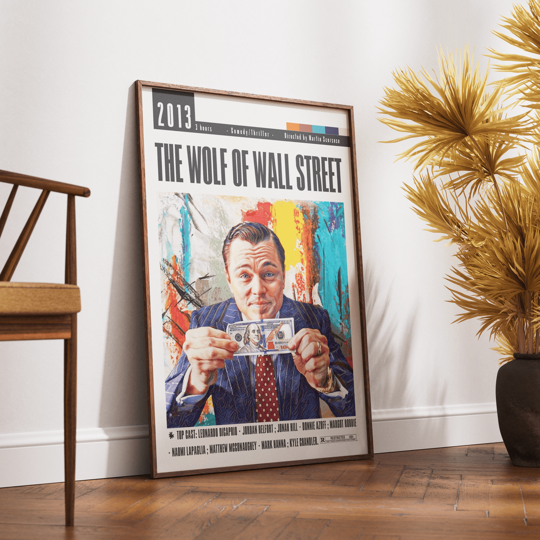 The Wolf of Wall Street Movie Posters - 98typesModern Minimal Movies