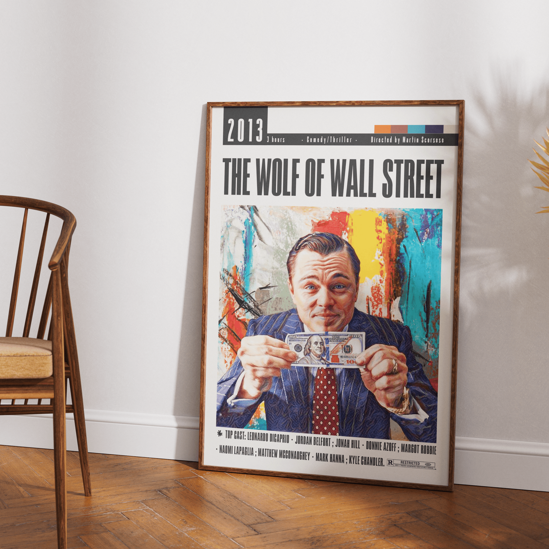 The Wolf of Wall Street Movie Posters - 98typesModern Minimal Movies