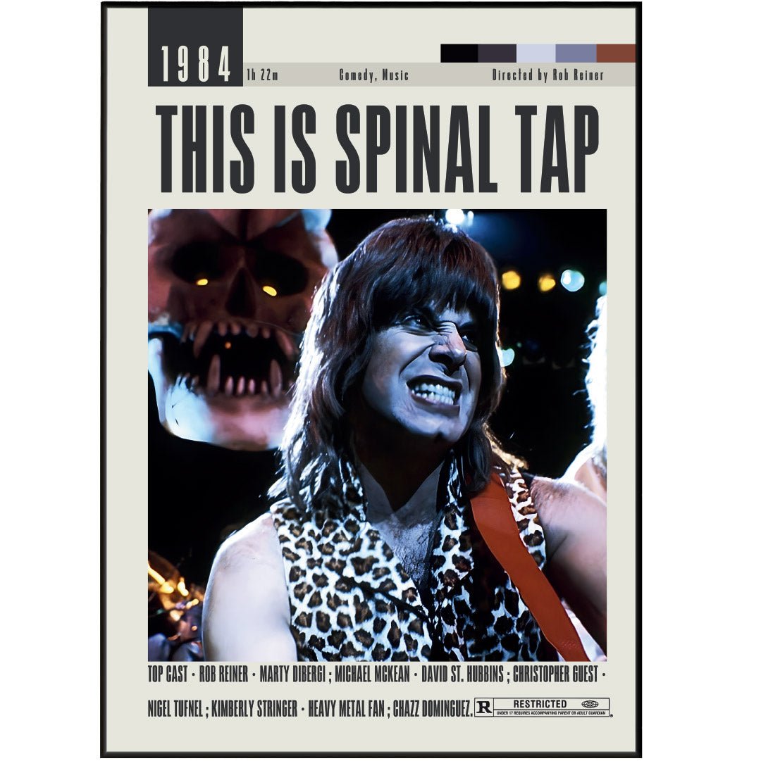 This is Spinal Tap Poster | Rob Reiner Movies - 98typesModern Minimal Movies