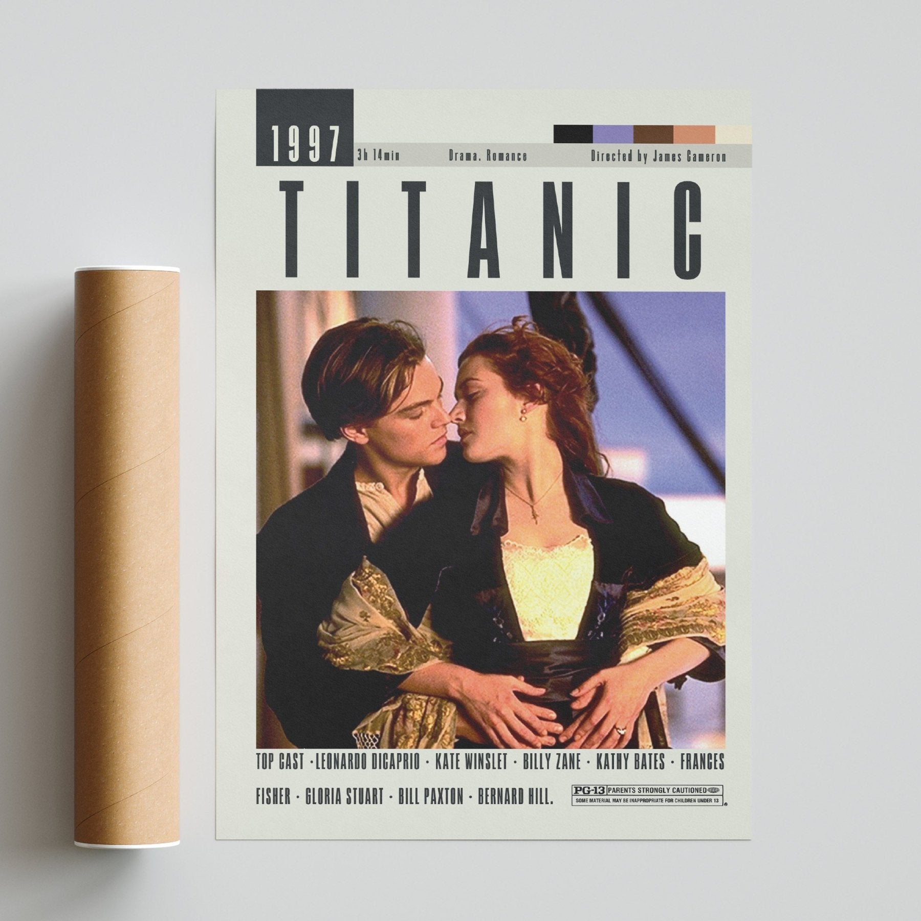 Titanic Poster | James Cameron Movies - 98typesModern Minimal Movies