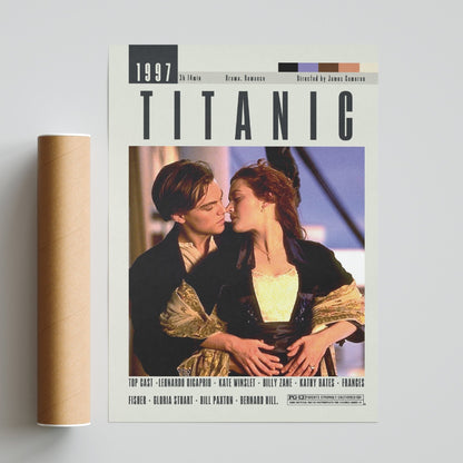 Titanic Poster | James Cameron Movies - 98typesModern Minimal Movies