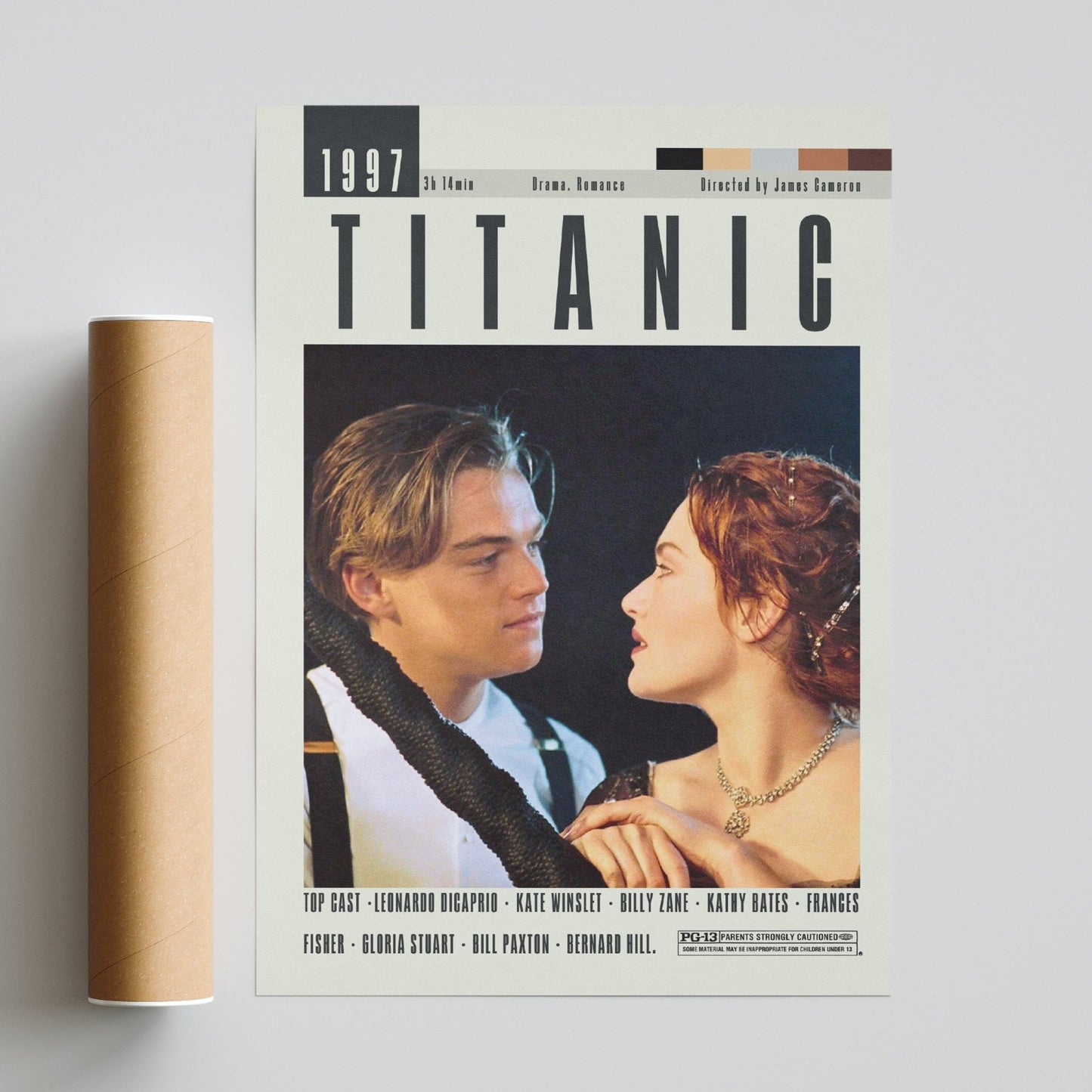 Titanic Poster | James Cameron Movies - 98typesModern Minimal Movies