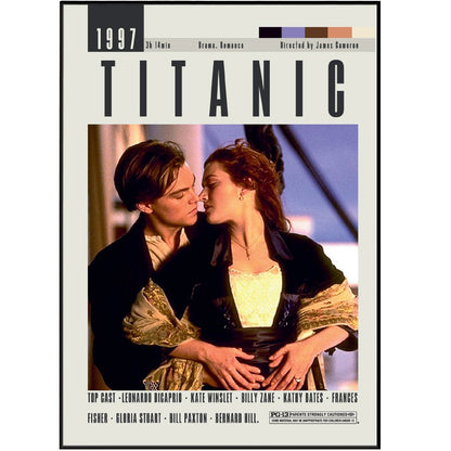 Titanic Poster | James Cameron Movies - 98typesModern Minimal Movies