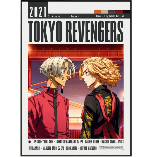 Tokyo Revengers Film Posters - 98typesModern Minimal Movies