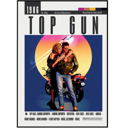Top Gun 1986 Movie Posters - 98typesModern Minimal Movies