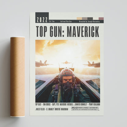 Top Gun: Maverick Poster | Joseph Kosinski Movies - 98typesModern Minimal Movies