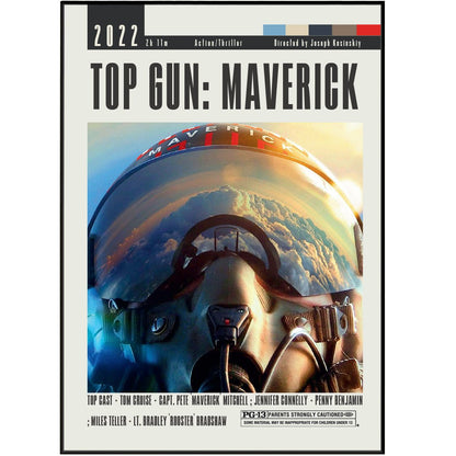 Top Gun: Maverick Poster | Joseph Kosinski Movies - 98typesModern Minimal Movies