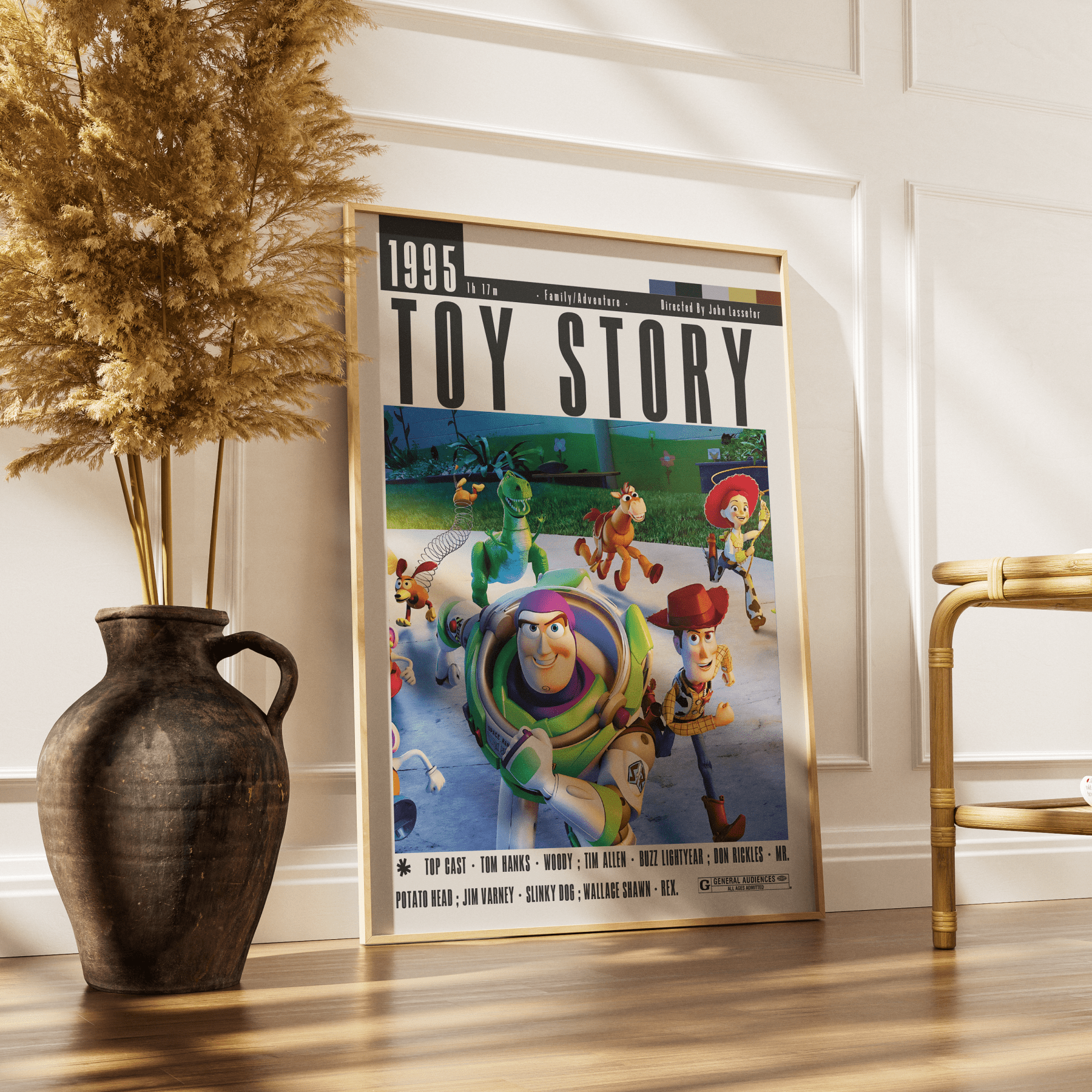 Toy Story (1995) Movie Posters - 98typesModern Minimal Movies