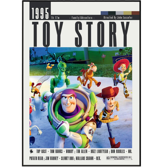 Toy Story (1995) Movie Posters - 98typesModern Minimal Movies