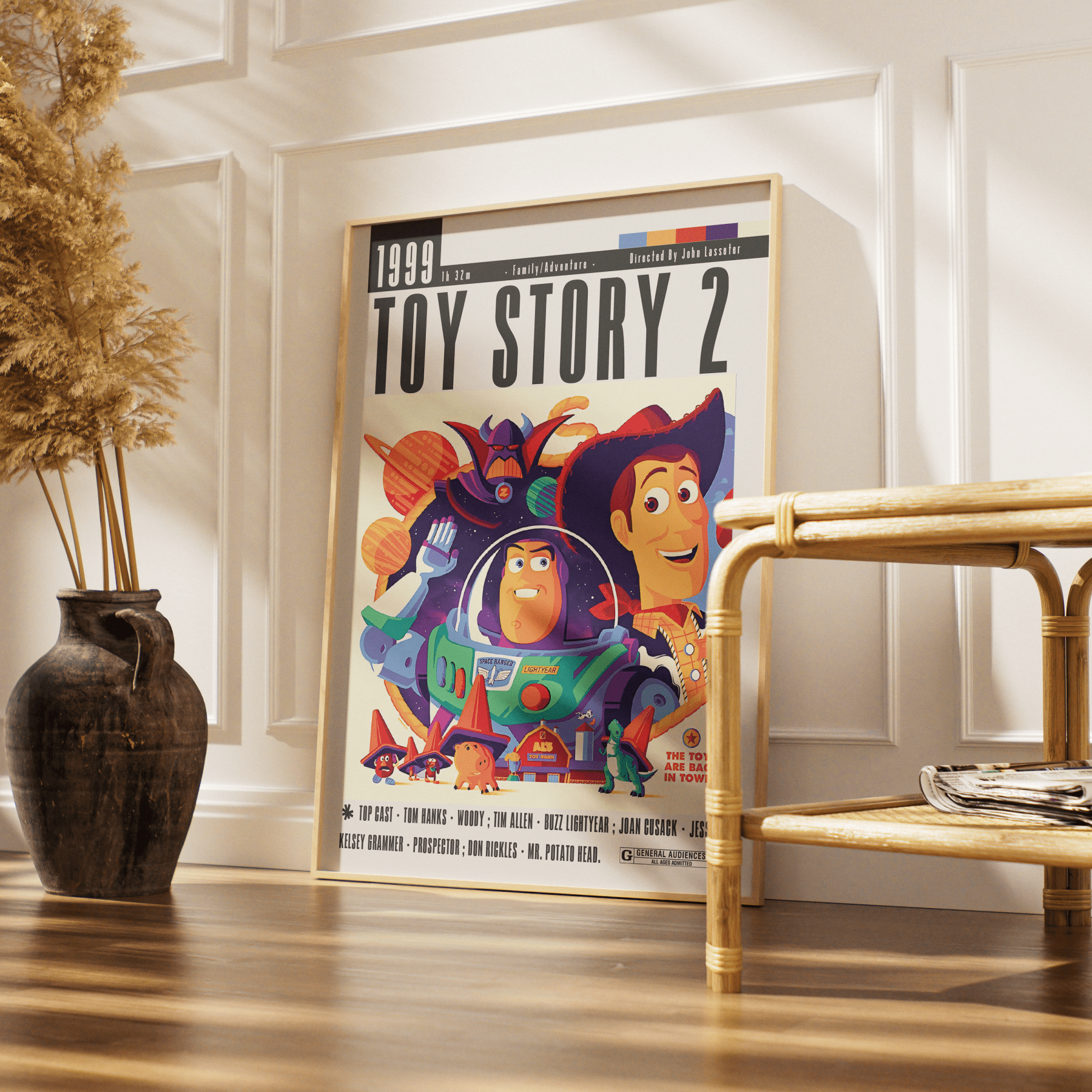Toy Story 2 (1999) Movie Posters - 98typesModern Minimal Movies