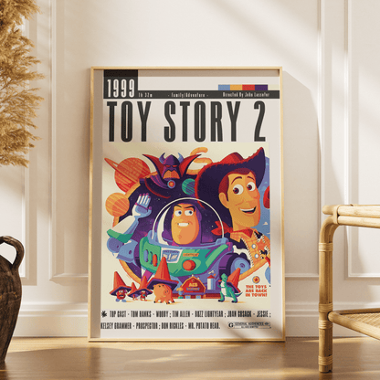 Toy Story 2 (1999) Movie Posters - 98typesModern Minimal Movies