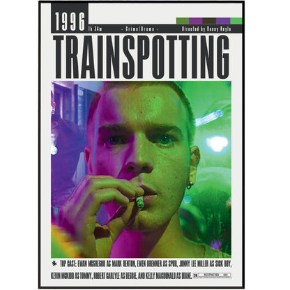 Trainspotting Movie Poster - 98typesModern Minimal Movies