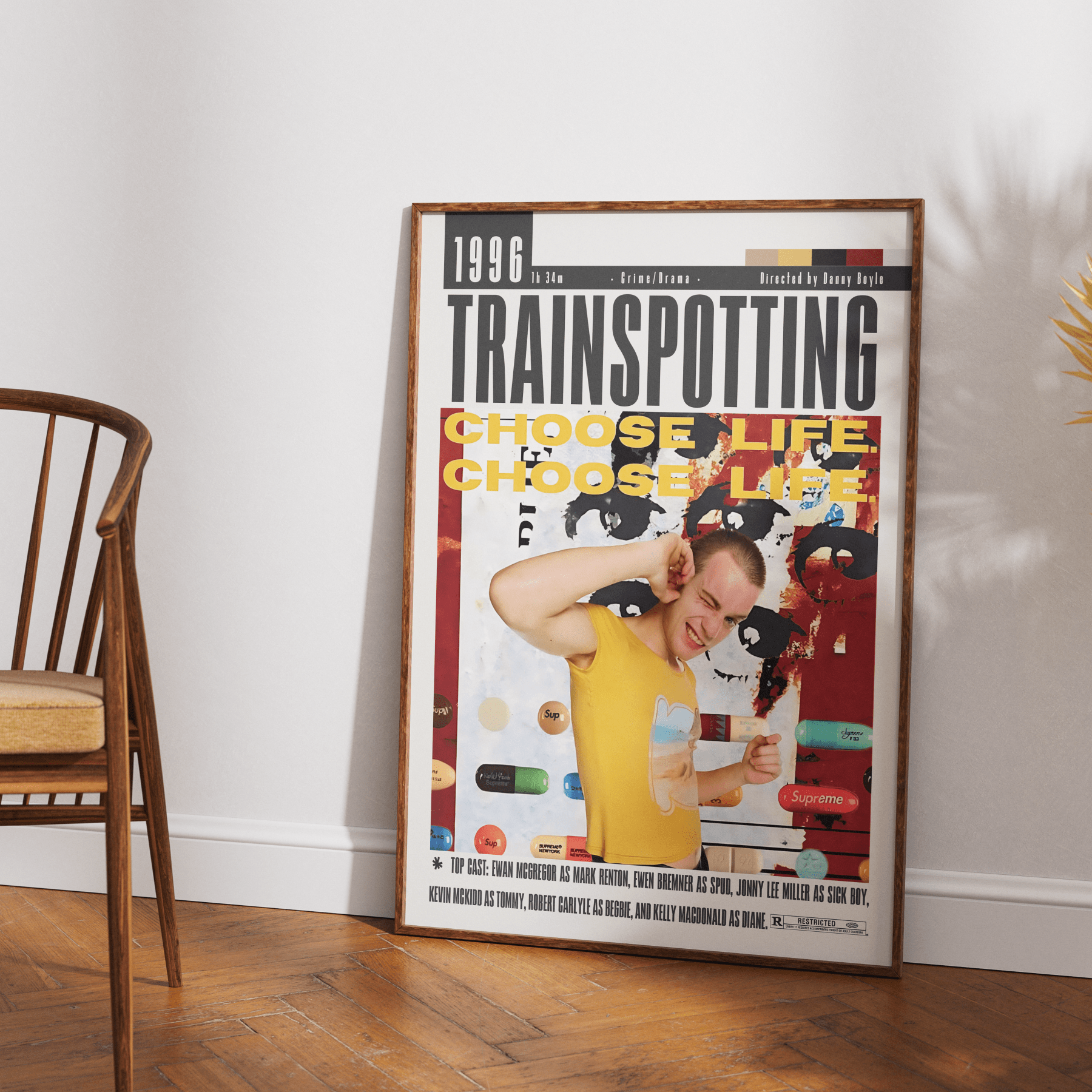 Trainspotting Movies Poster - 98typesModern Minimal Movies