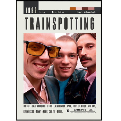 Trainspotting Poster | Danny Boyle Movies - 98typesModern Minimal Movies