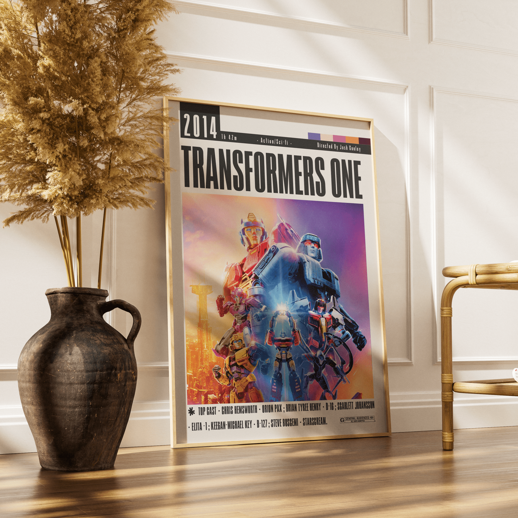 Transformers One (2024) Movie Poster - 98typesModern Minimal Movies