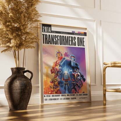Transformers One (2024) Movie Poster - 98typesModern Minimal Movies