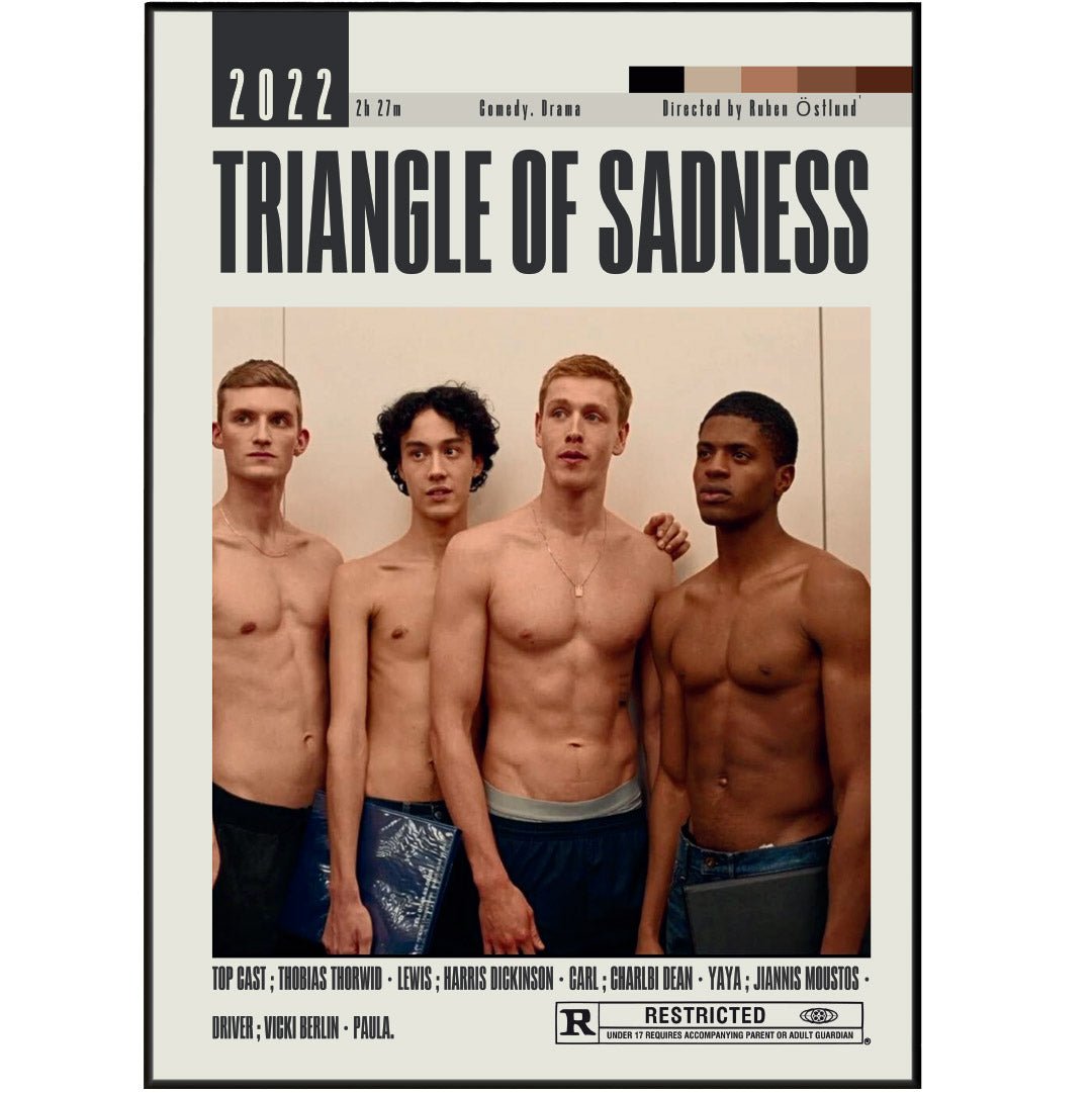 Triangle of Sadness Poster | Ruben Östlund Movies - 98typesModern Minimal Movies