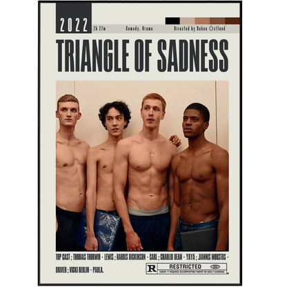 Triangle of Sadness Poster | Ruben Östlund Movies - 98typesModern Minimal Movies