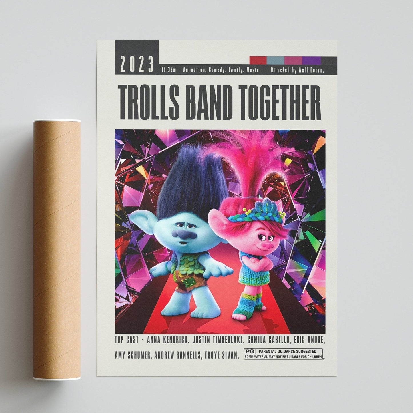 Trolls Band Together Posters | Walt Dohrn & Tim Heitz Movies - 98typesModern Minimal Movies