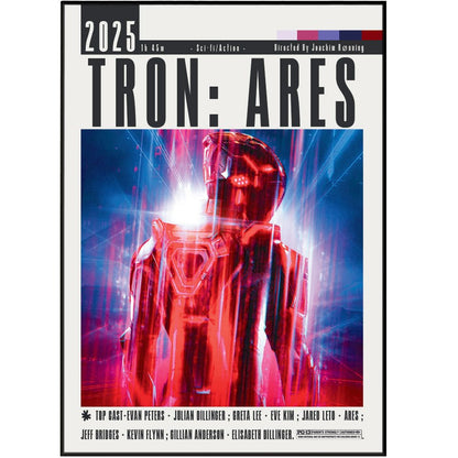 Tron: Ares (2025) Film Posters - 98typesModern Minimal Movies