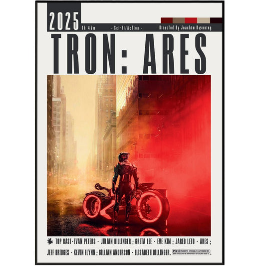 Tron: Ares (2025) Films Posters - 98typesModern Minimal Movies