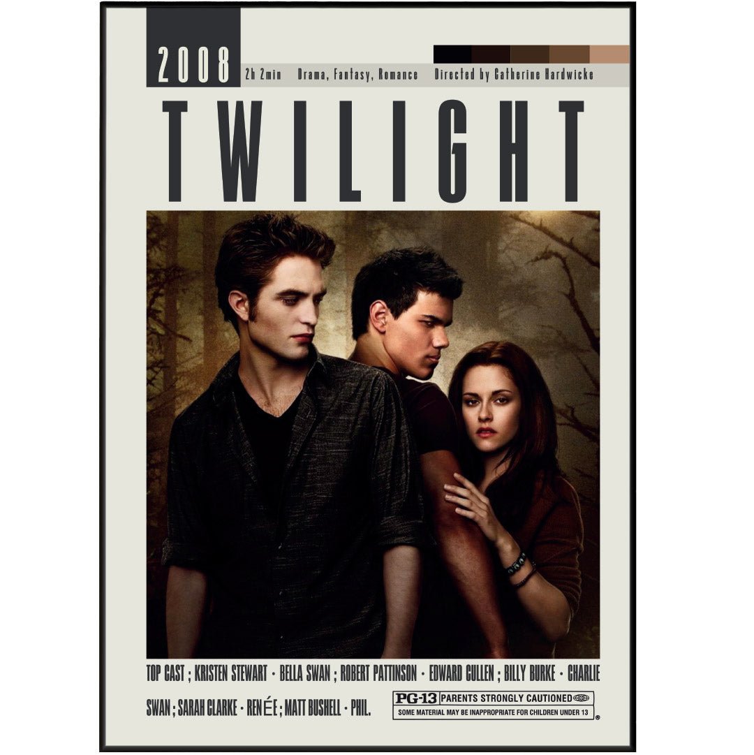 Twilight Movie Posters - 98typesModern Minimal Movies