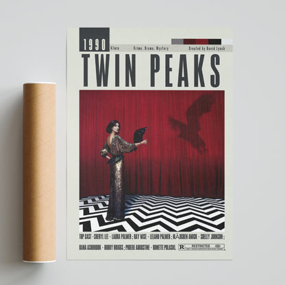 Twin Peaks Posters | Mark Frost, David Lynch Movies - 98typesModern Minimal Movies