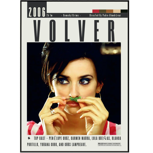Volver (2006) Movie Posters - 98typesModern Minimal Movies