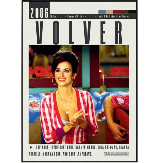 Volver (2006) Movies Posters - 98typesModern Minimal Movies