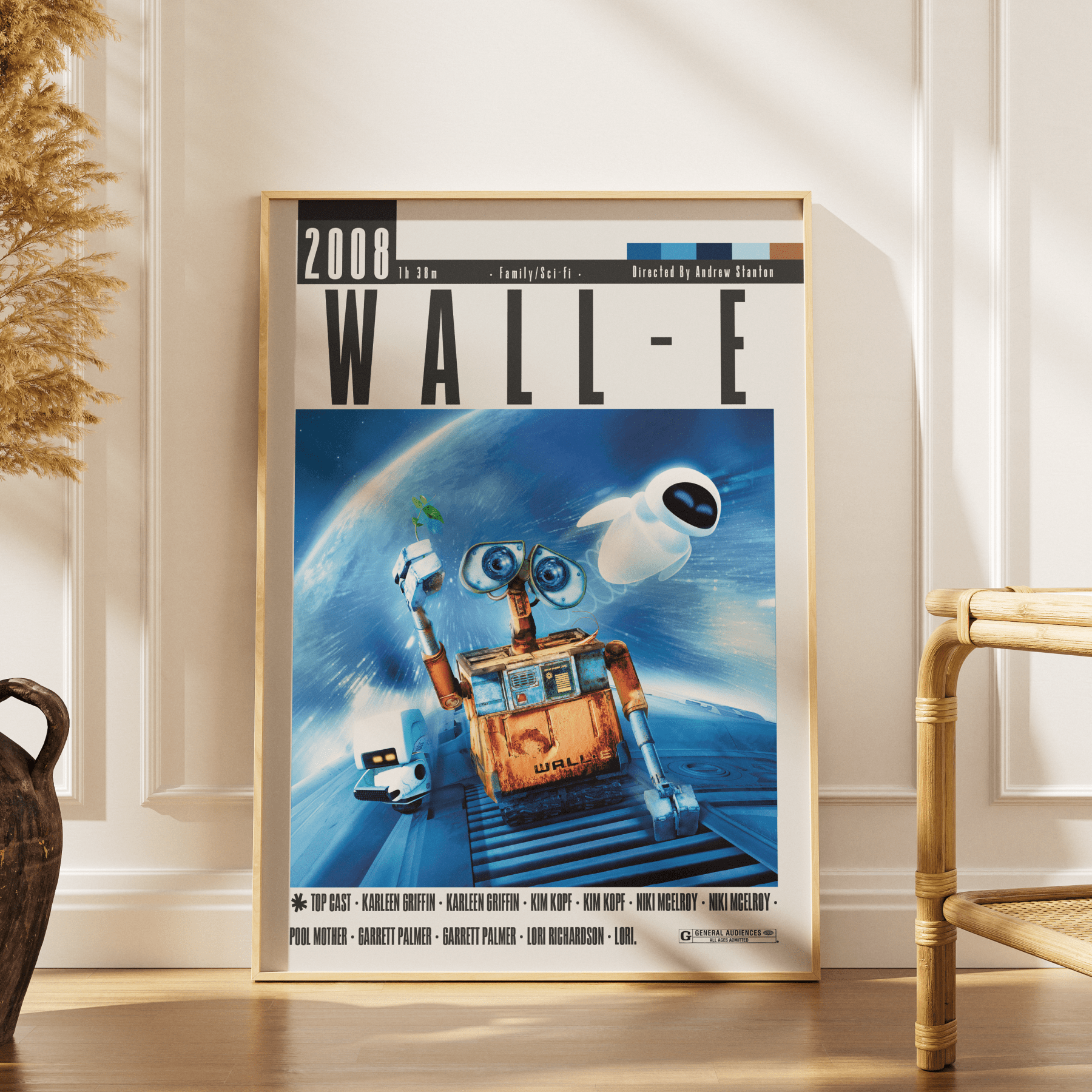 WALL·E (2008) Movie Poster - 98typesModern Minimal Movies