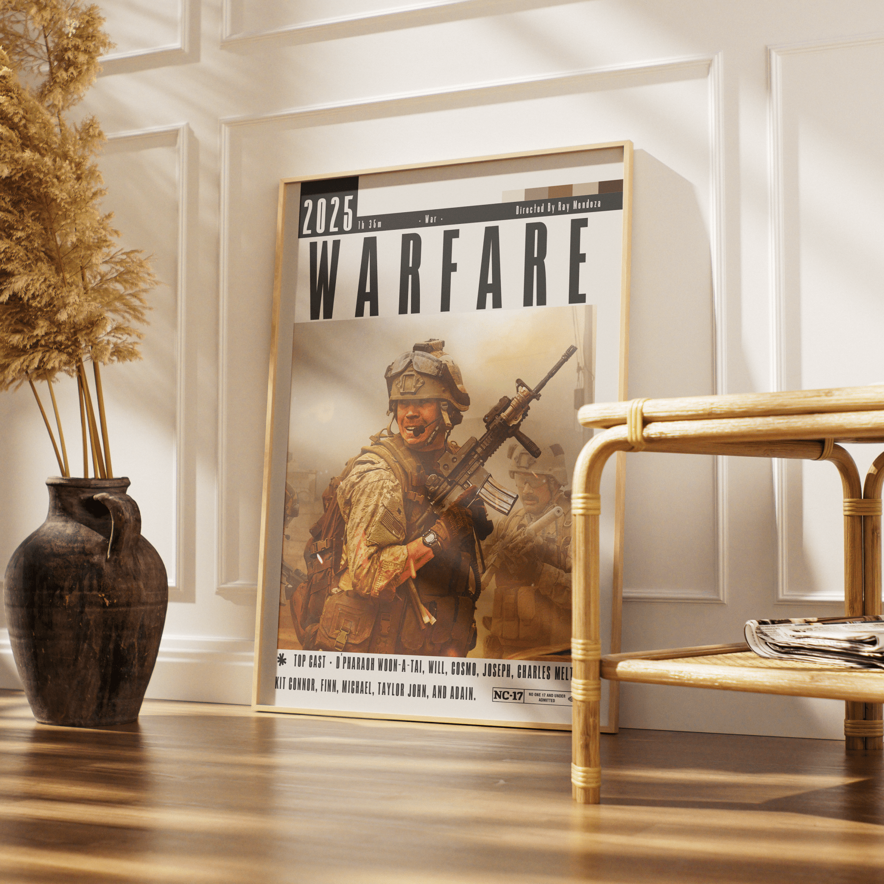 Warfare (2025) Film Posters - 98typesModern Minimal Movies