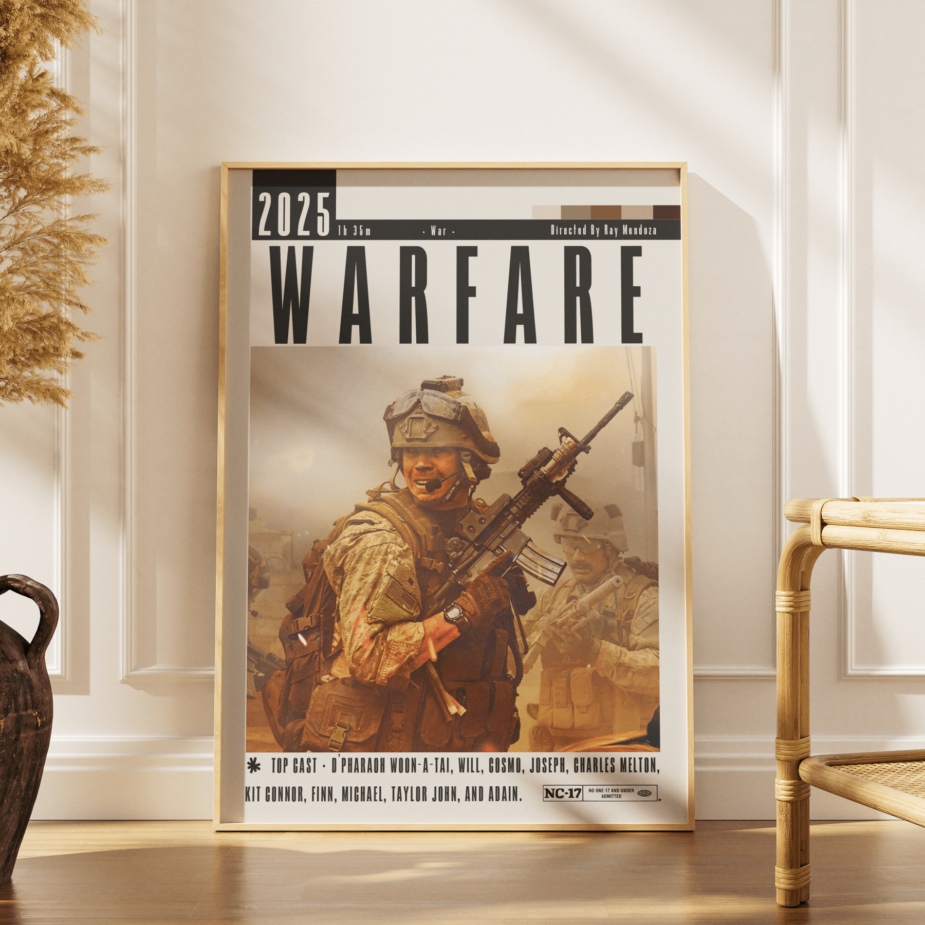 Warfare (2025) Film Posters - 98typesModern Minimal Movies
