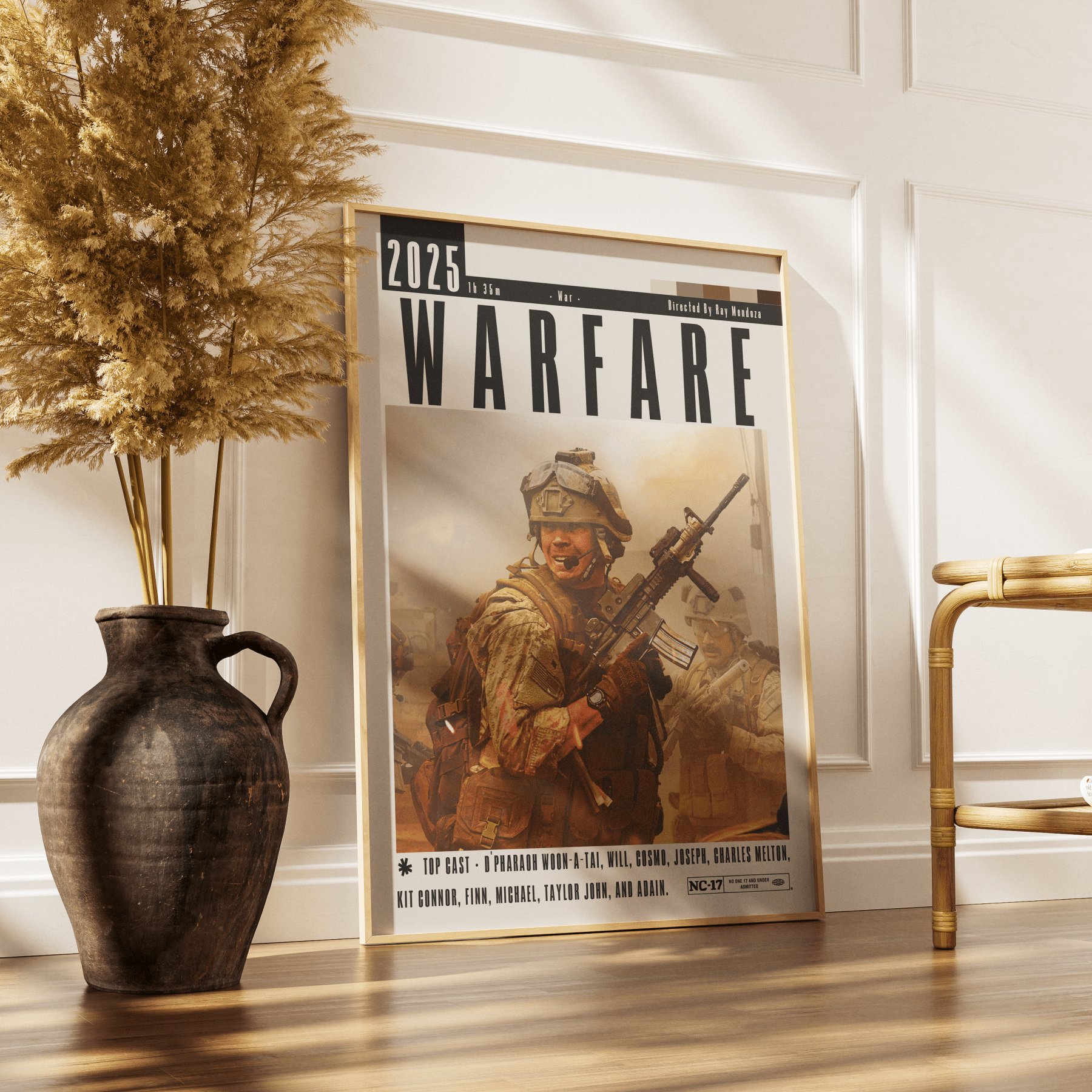 Warfare (2025) Film Posters - 98typesModern Minimal Movies