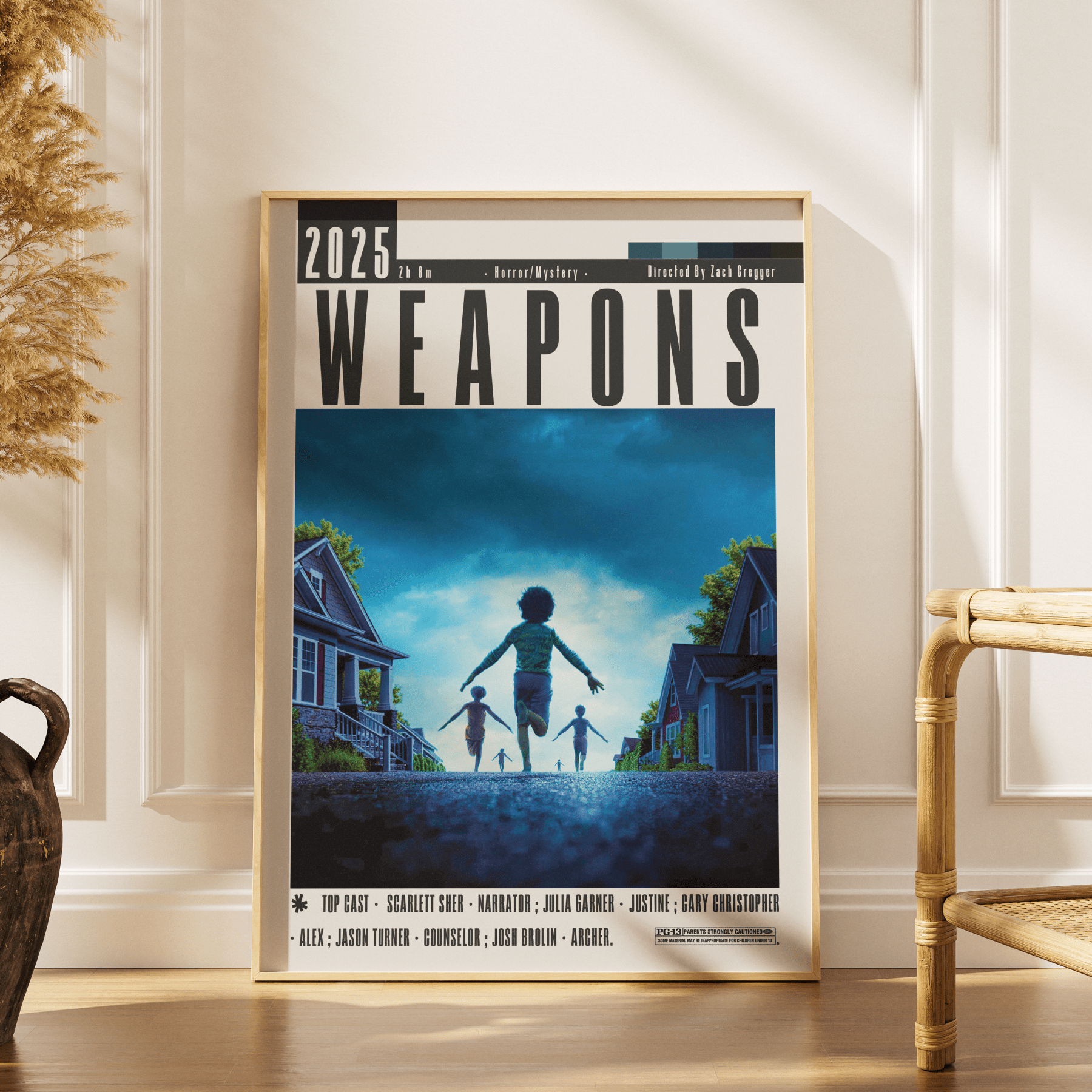 Weapons (2025) Film Posters - 98typesModern Minimal Movies