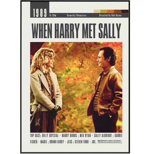 When Harry Met Sally Movie Posters - 98typesModern Minimal Movies