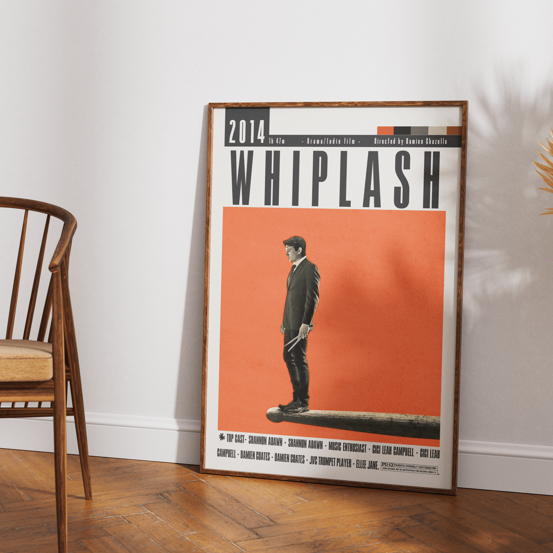 Whiplash Poster | Damien Chazelle Movies - 98typesModern Minimal Movies